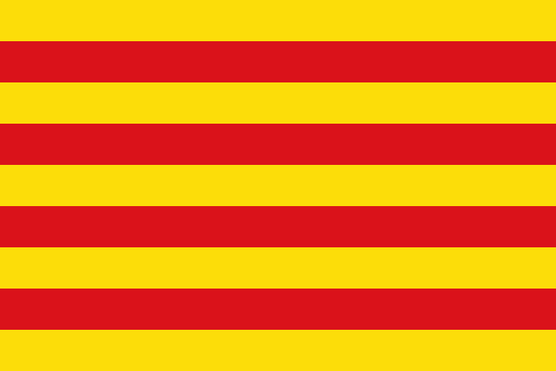 Catalonia, Spain flag