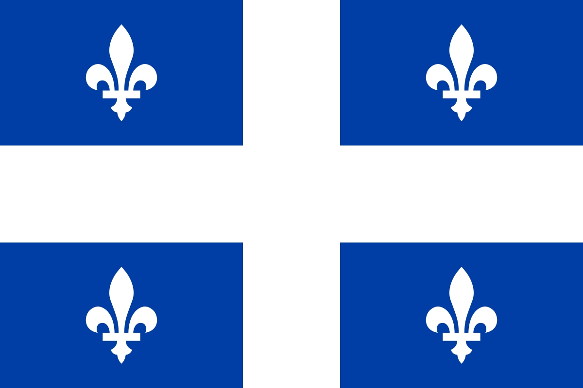 Quebec, Canada flag